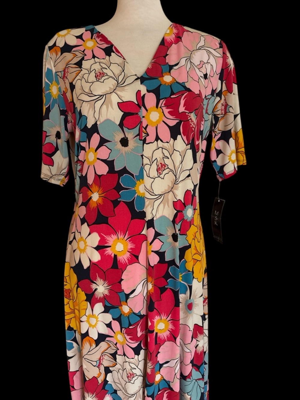MSK Multicolor Floral Maxi Dress - Picture 3 of 5